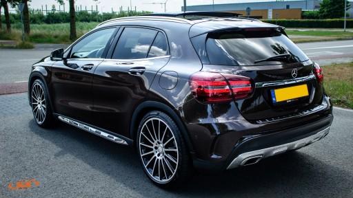 Mercedes GLA met 20 inch Keskin KT18 velgen