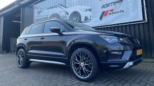 Seat Ateca met 19 inch Mille Miglia 1020 velgen in antraciet donker