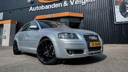 Audi A3 met 18 inch Borbet Y velgen